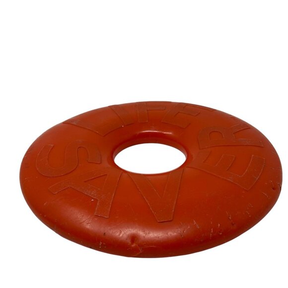 Vintage LIFESAVER LIFESAVERS frisbee Flying Disc - Red - Picture 3 of 11